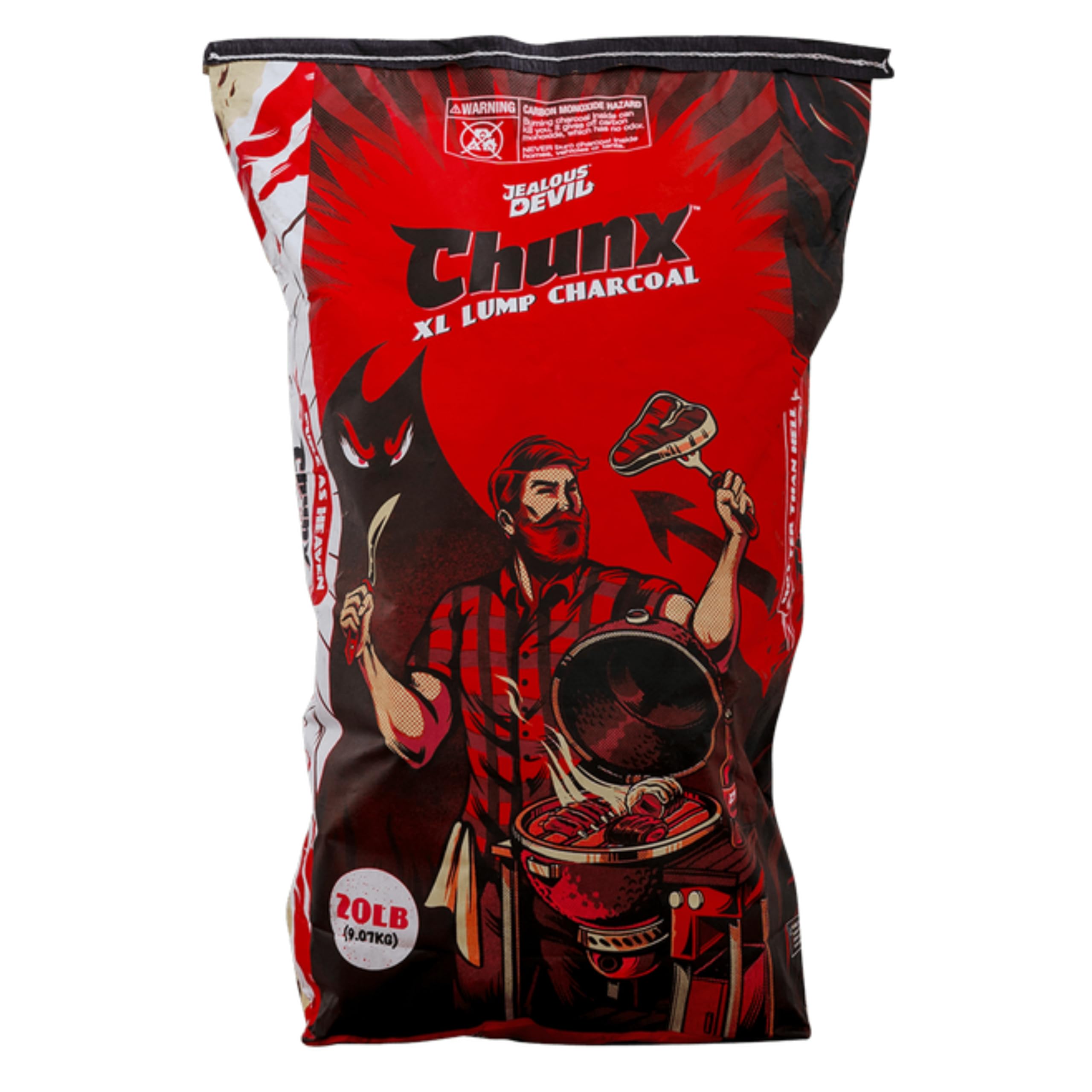 All Natural Jealous Devil Hardwood Lump Charcoal - 20LB