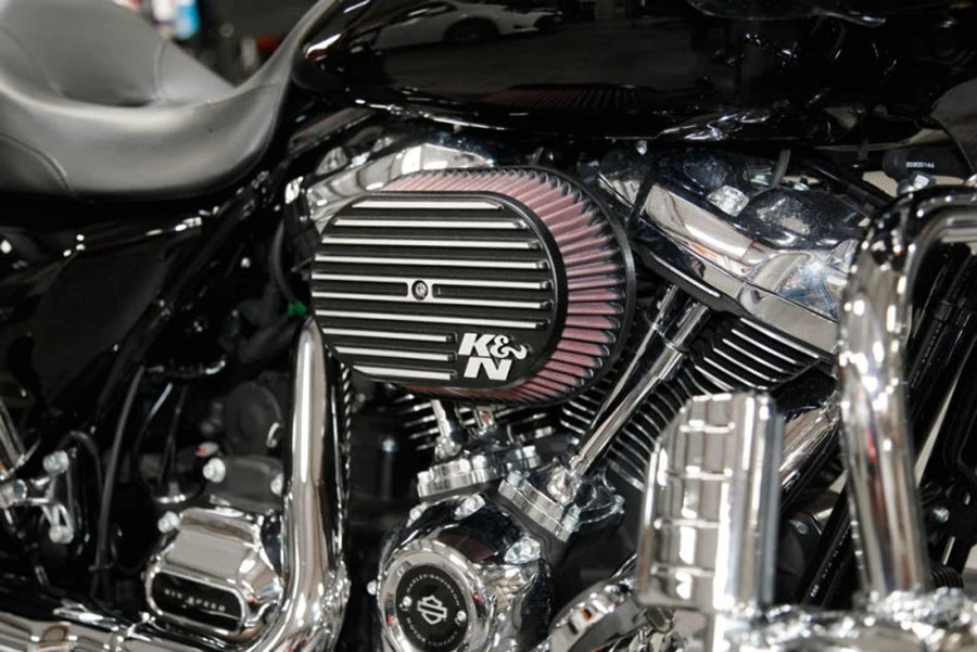 Cold Air Intake System K&N: High-Flow Air Filter, Increase Performance & Acceleration: Compatible with 2001-2017 Harley Davidson: (See Product Description for Selected Models) RK-3953