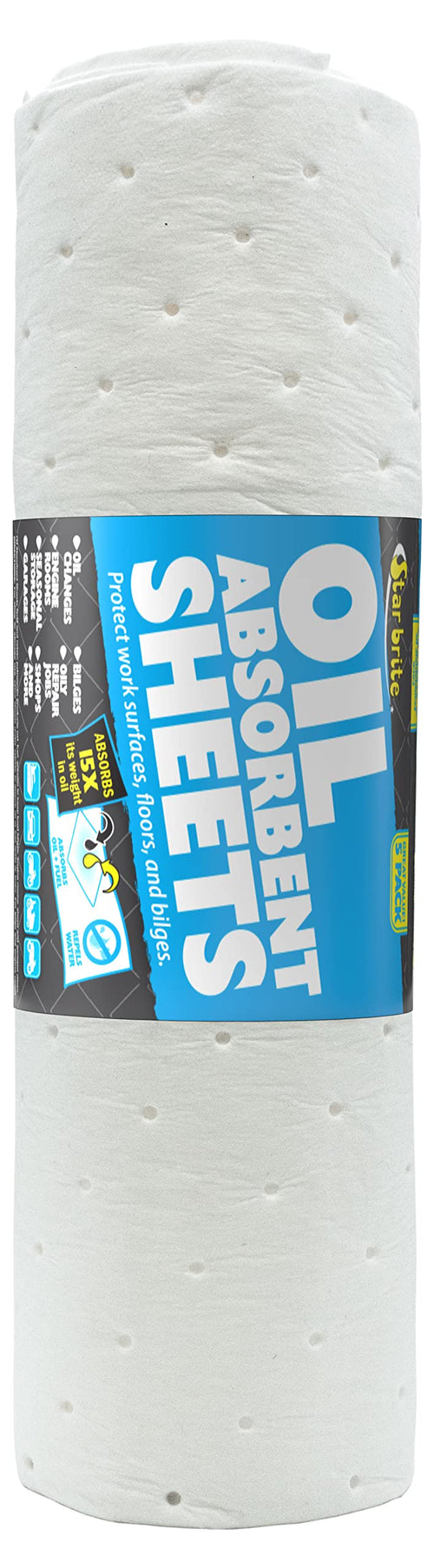 Bilge Oil Pads STAR BRITE Absorbs Oil, Repels Water - 17 x 19 Heavy Weght - 5 Pack (091845)
