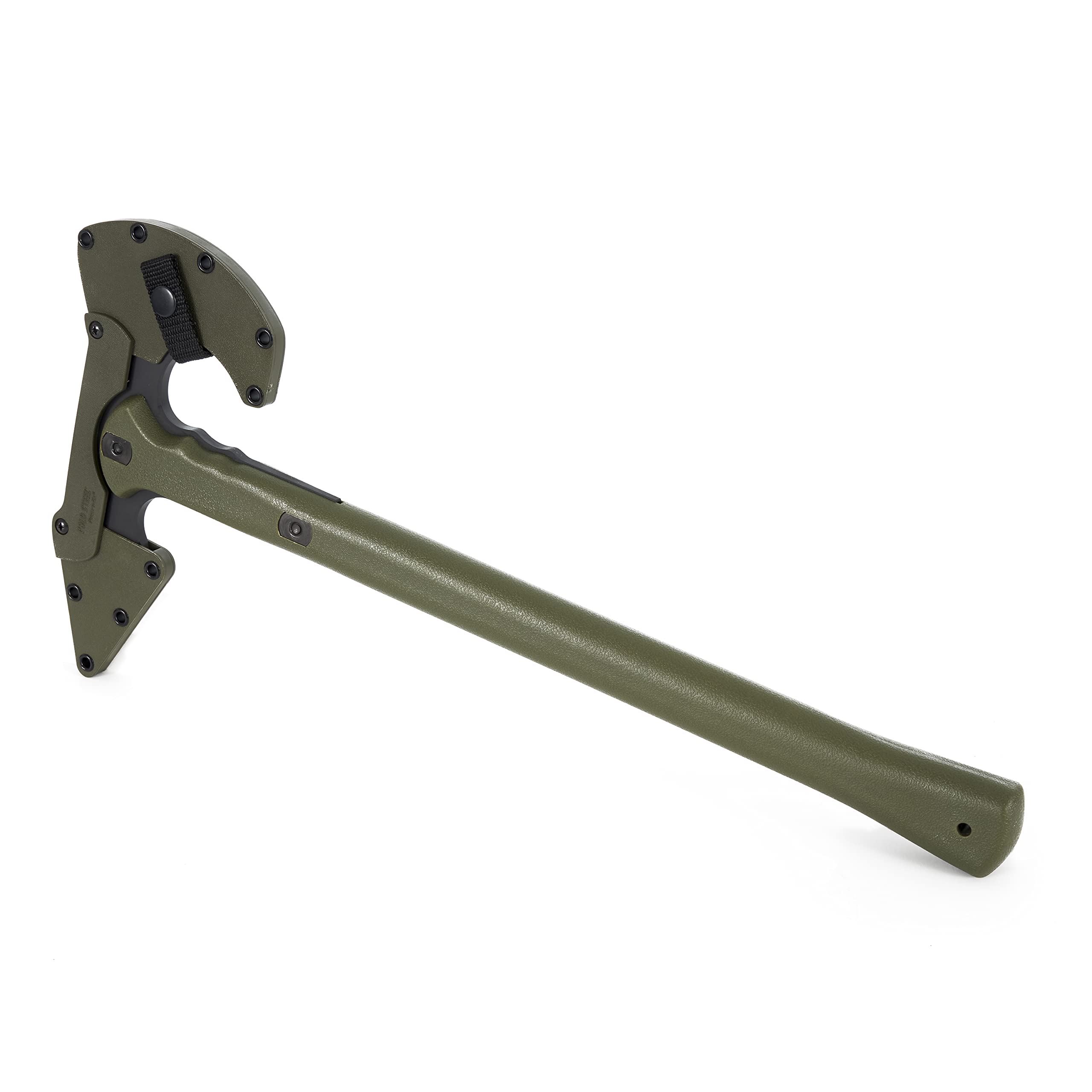 Drop Forged Cold Steel Tomahawk Survival Hatchet - Great for Camping, Survival, Outdoors and Chopping Wood, Trench Hawk - OD Green