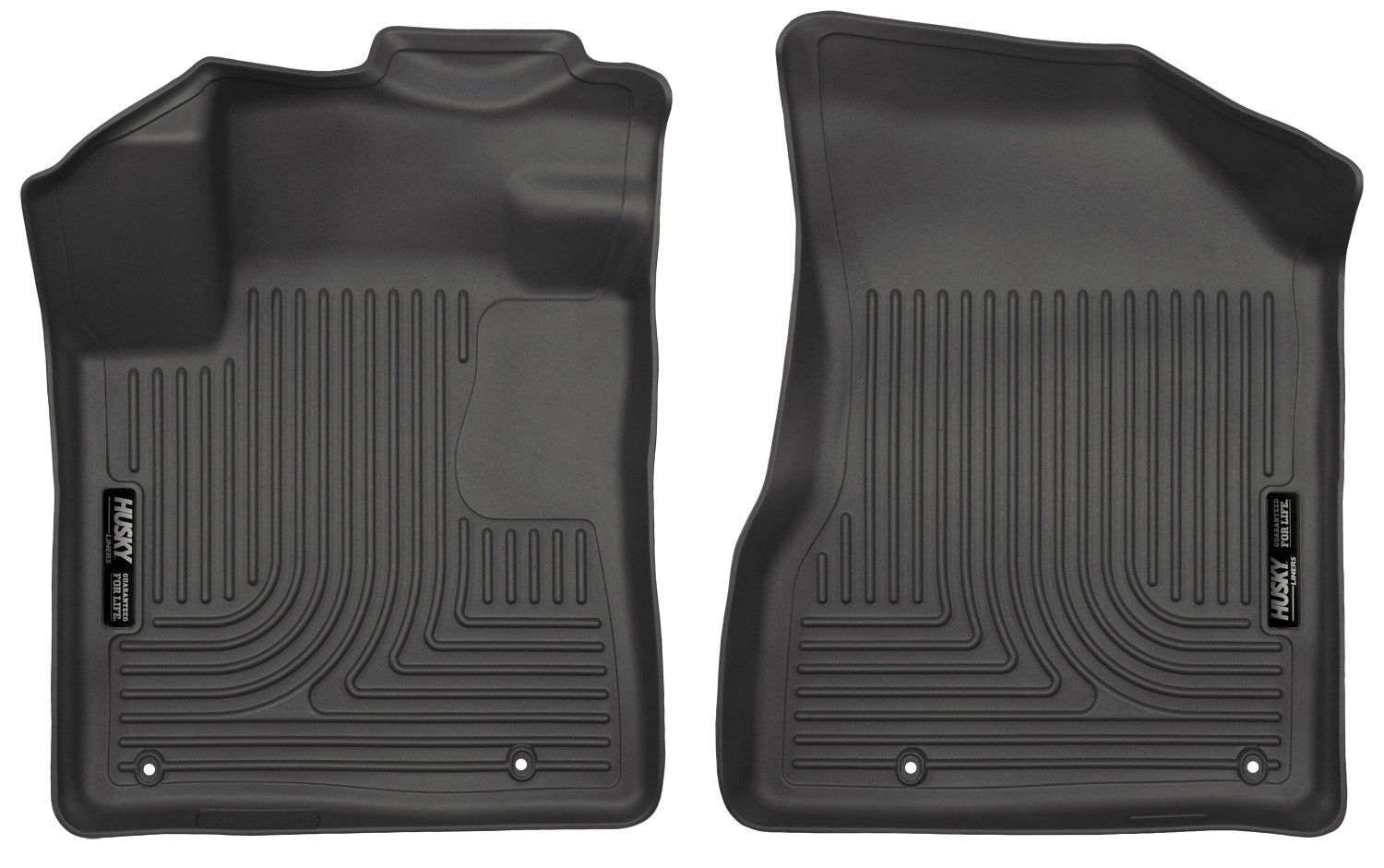 Weatherbeater Husky Liners Floor Mats | Fits 2015-2024 Nissan Murano | Front Row, 2-pc Black - 18611