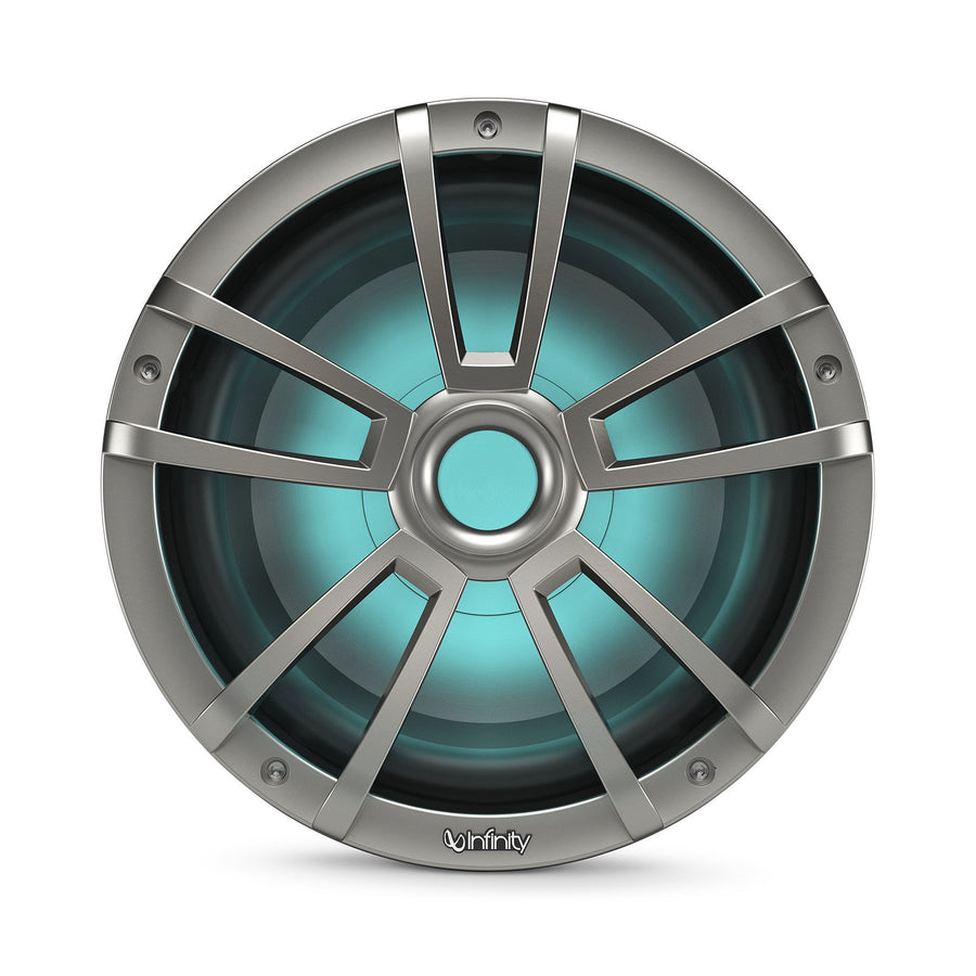 10 Inch Infinity 1022MLT Marine RGB LED Subwoofer - Titanium