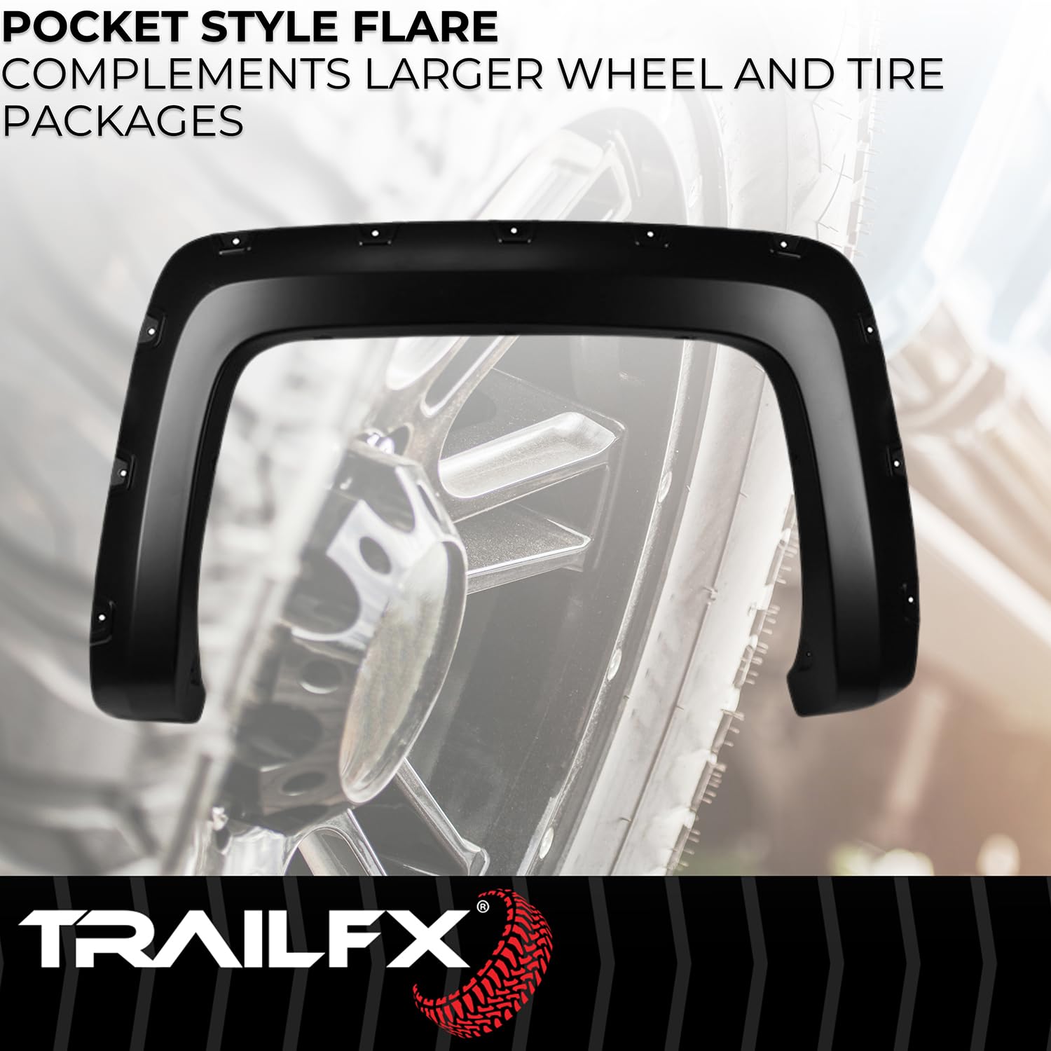 Pocket Style Trailfx TFC3002S Flare Smooth Set Of 4