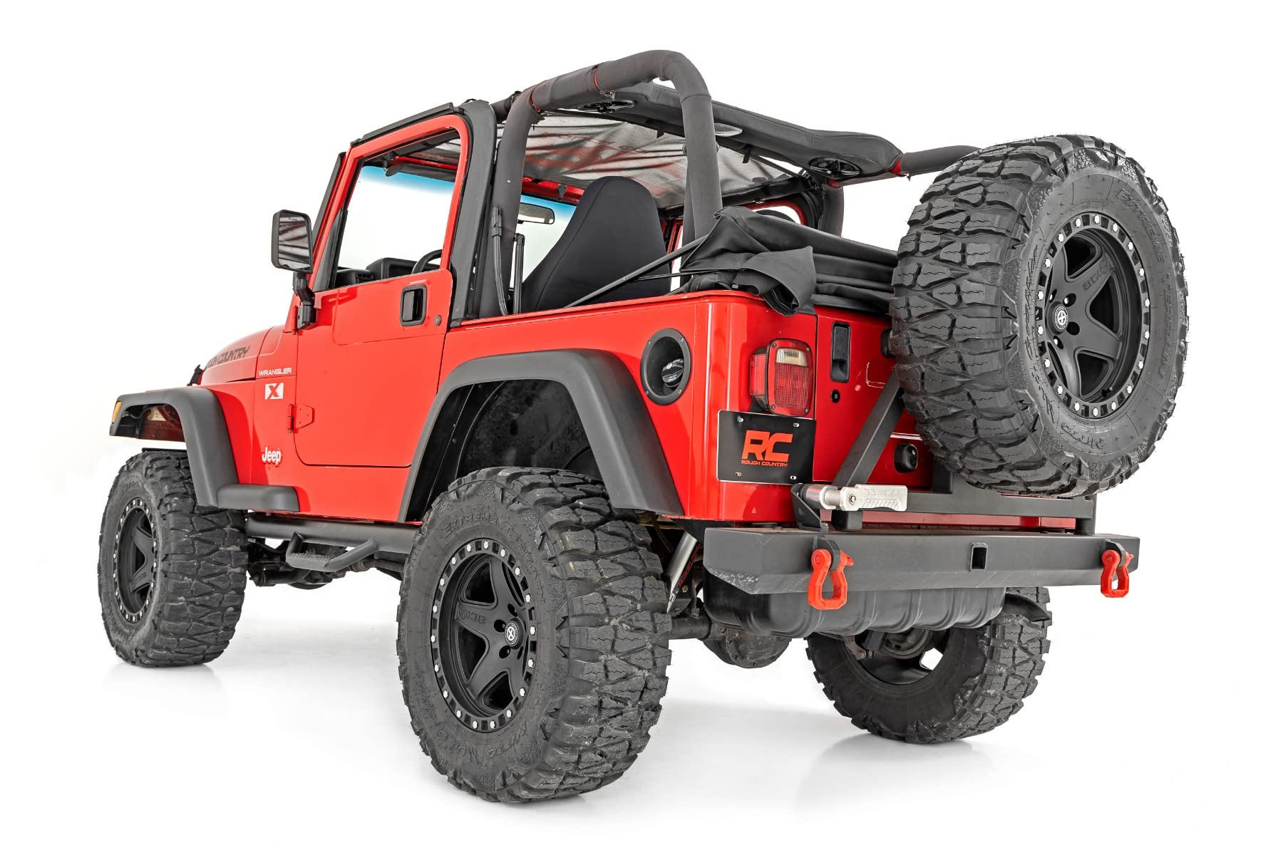 5.5" Wide Fender Flares Rough Country for Jeep Wrangler TJ (1997-2006), Wrangler Unlimited (2004-2006) - Set of 4