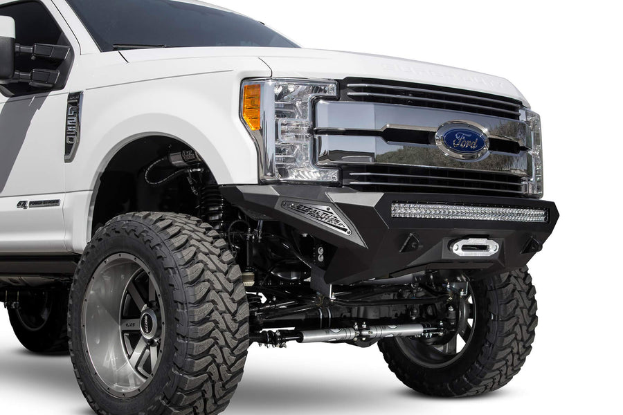 Stealth Fighter Front Bumper Addictive Desert Designs F161202860103 Hammer Black Panel Color Satin Black