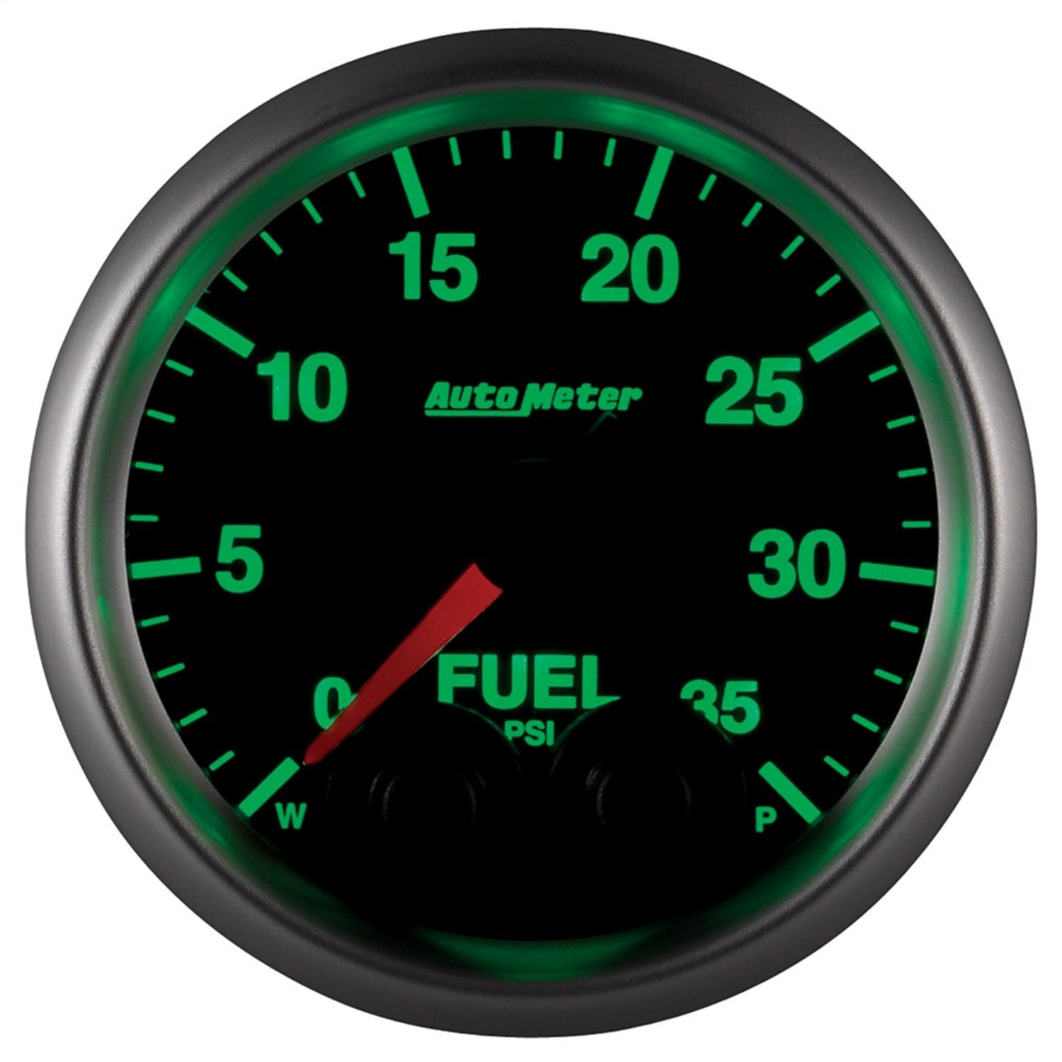 Gauge, AutoMeter 5661-05702, Fuelp, 2 1/16", 35Psi, Stepper Motor W/Peak & Wrn, Elite, W/O Pro-Control