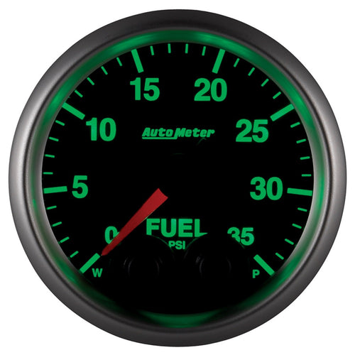 Gauge, AutoMeter 5661-05702, Fuelp, 2 1/16", 35Psi, Stepper Motor W/Peak & Wrn, Elite, W/O Pro-Control