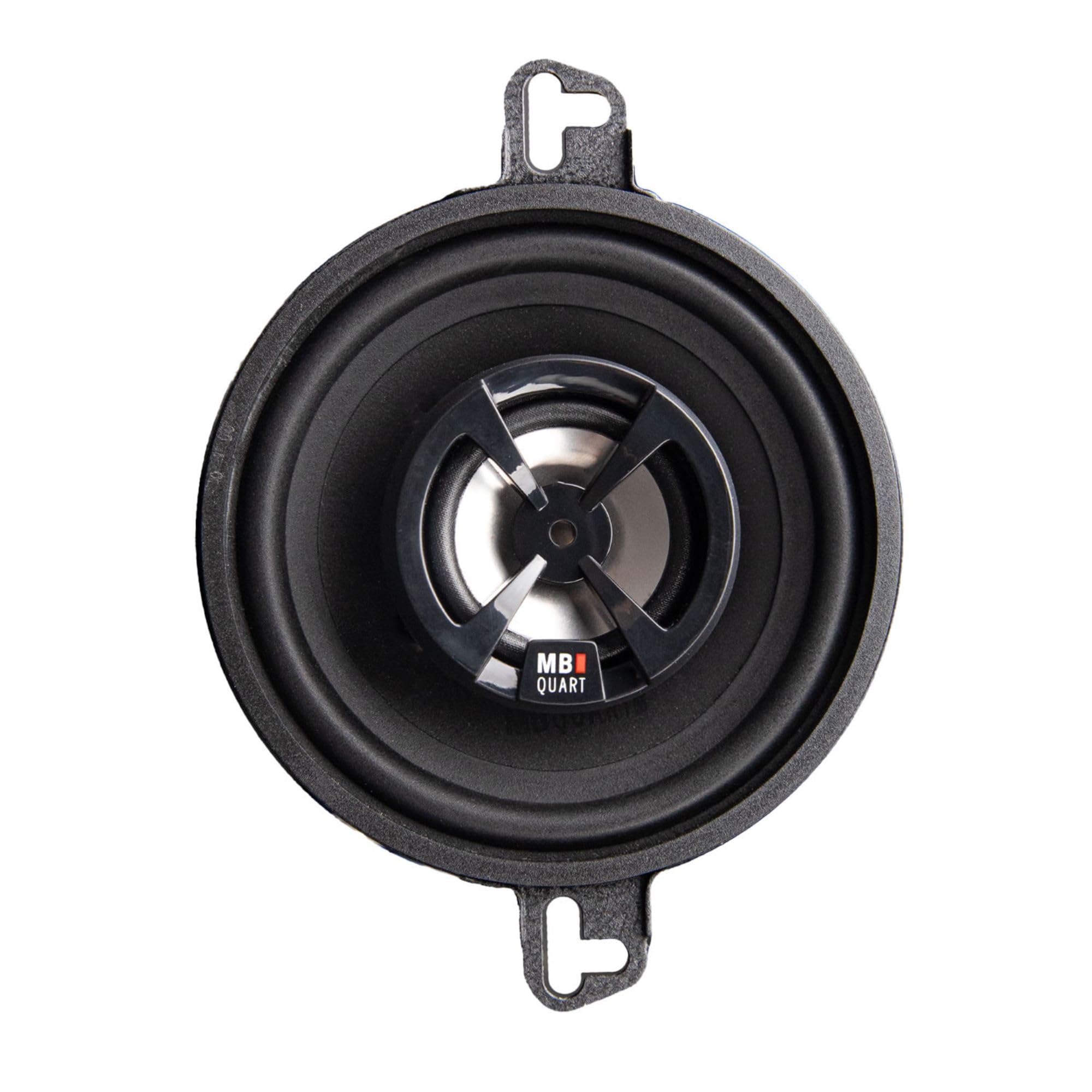 MB Quart 3.5" Discus High-Performance 2-Way Car Audio Component Speaker System, 70W Peak Power, 35W RMS, 4 Ohm, and 88db Sensitivity