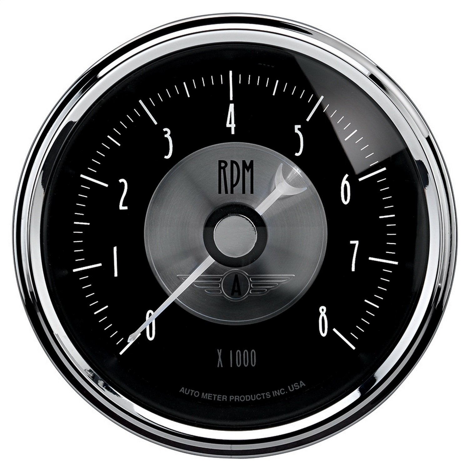 Auto Meter 3-3/8" Prestige Black 0-8000 RPM Tachometer Gauge