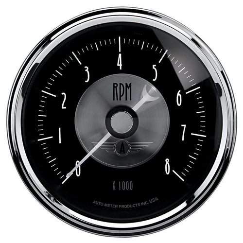 Auto Meter 3-3/8" Prestige Black 0-8000 RPM Tachometer Gauge