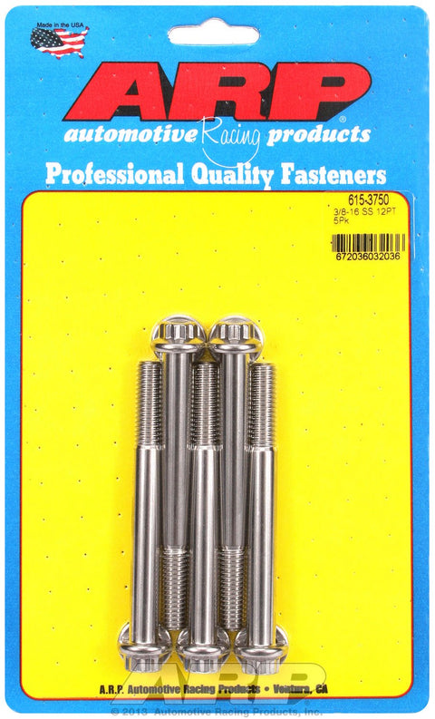 Hex Bolt ARP (615-3750), Stainless Steel