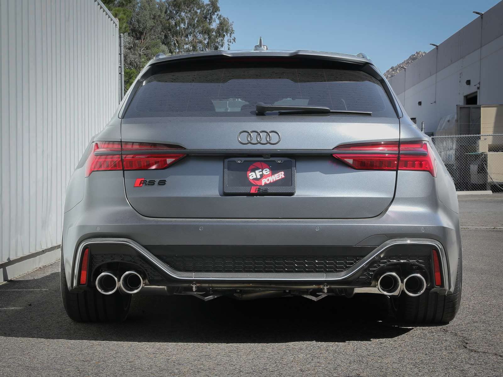aFe Power 3 IN to 2-1/2 IN MACH Force-Xp Stainless Steel Cat-Back Exhaust System Polished Fit Audi RS6 Avant 20-22 V8-4.0L (tt) 49-36448-P