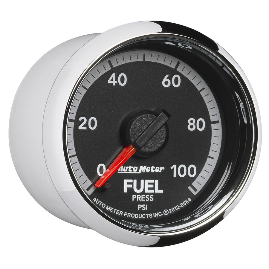 2-1/16" Electric Fuel Pressure Gauge Auto Meter 8564 (0-100 PSI, 52.4mm)