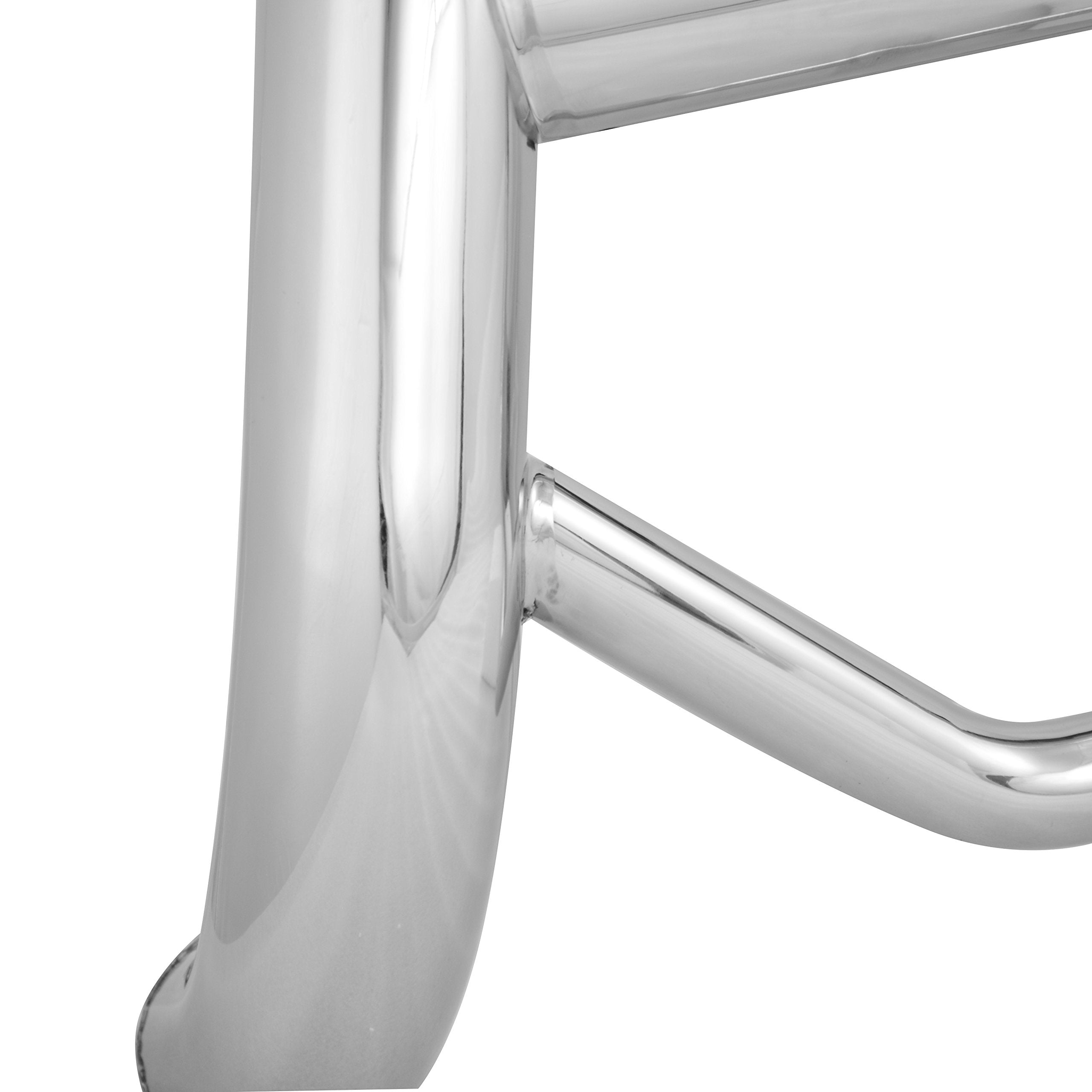 MAX Black Horse Beacon Bull Bar No Skid Plate Stainless Steel Compatible with 2006-2010 Ford Explorer|2006-2010 Ford Explorer-MAB-FOC2005S