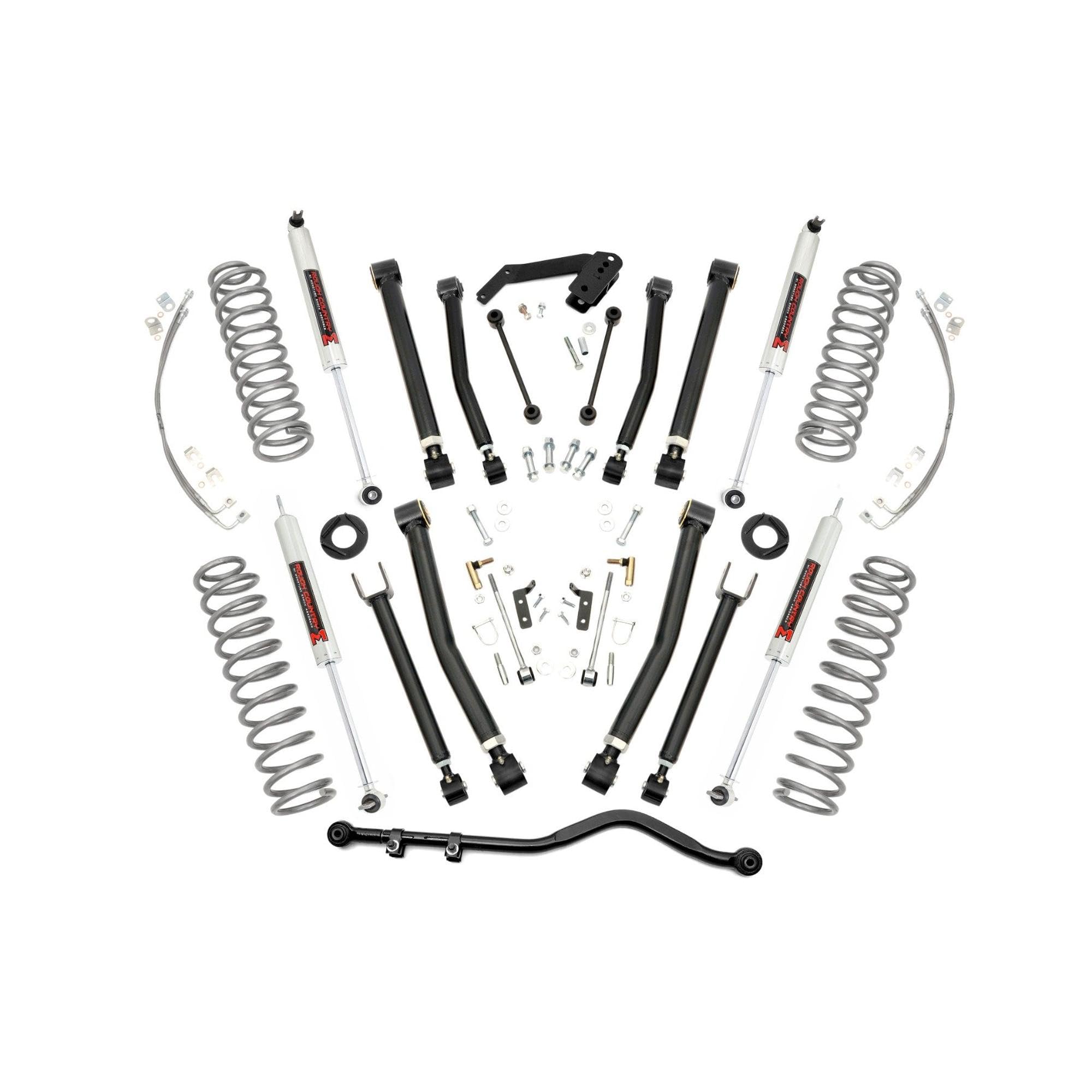4" Rough Country X-Series Lift Kit for 2007-2018 Jeep Wrangler JK 2-Door - 67340