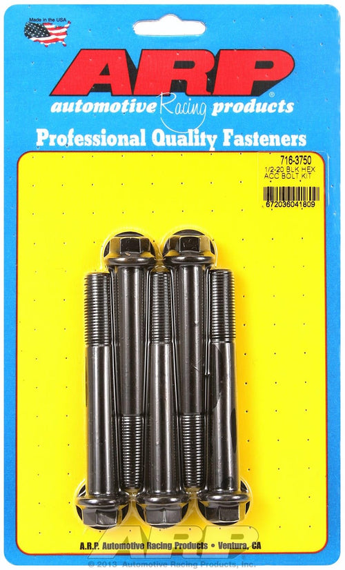 Hex ARP (716-3750) Oxide Bolt, Black