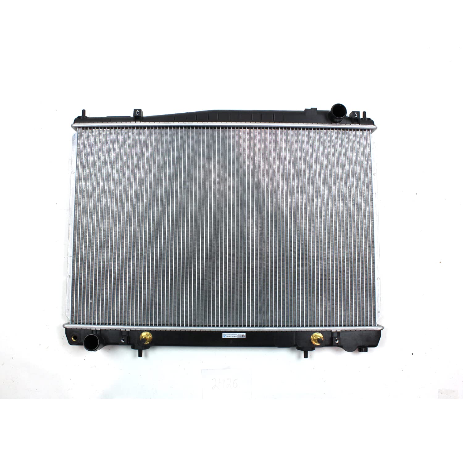 Compatible TYC 2426 with Infiniti 1-Row Plastic Aluminum Replacement Radiator