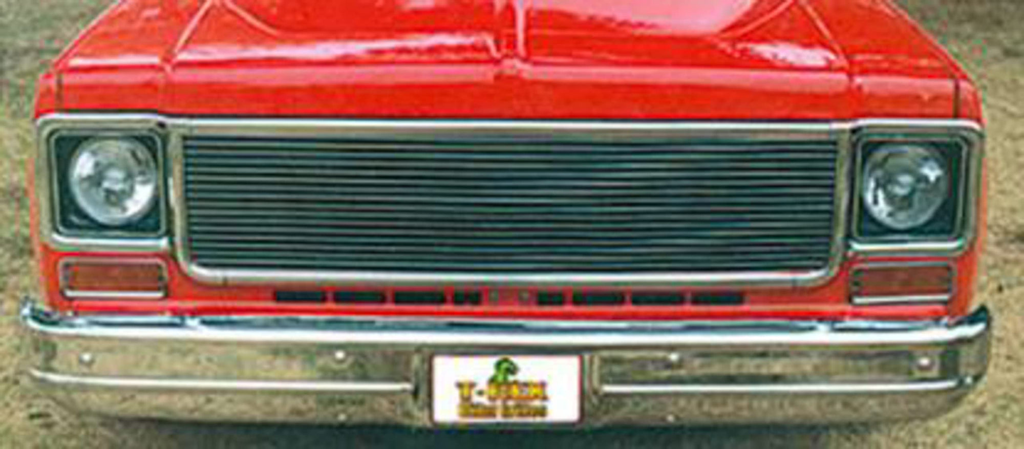 Horizontal T-Rex 20005 Aluminum Polished Finish Replacement Billet Grille for Chevrolet Chevy/GMC Pickup