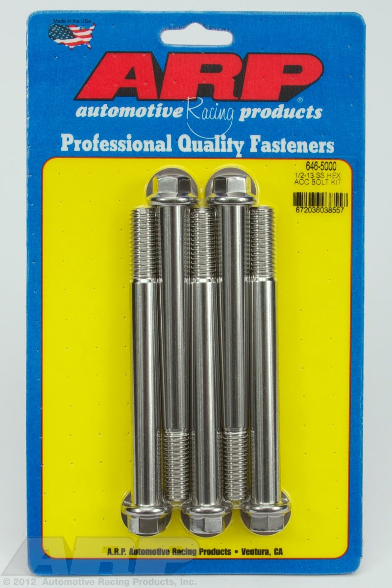 Hex Bolt ARP (646-5000), Stainless Steel