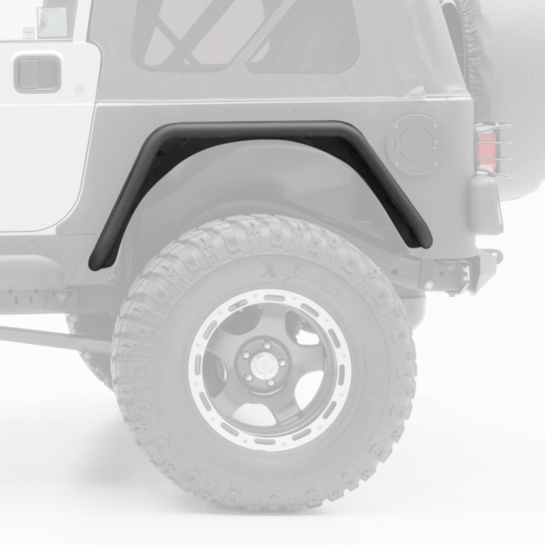 XRC Smittybilt Rear Bolt-on Flares for TJ - 76875, Textured Black