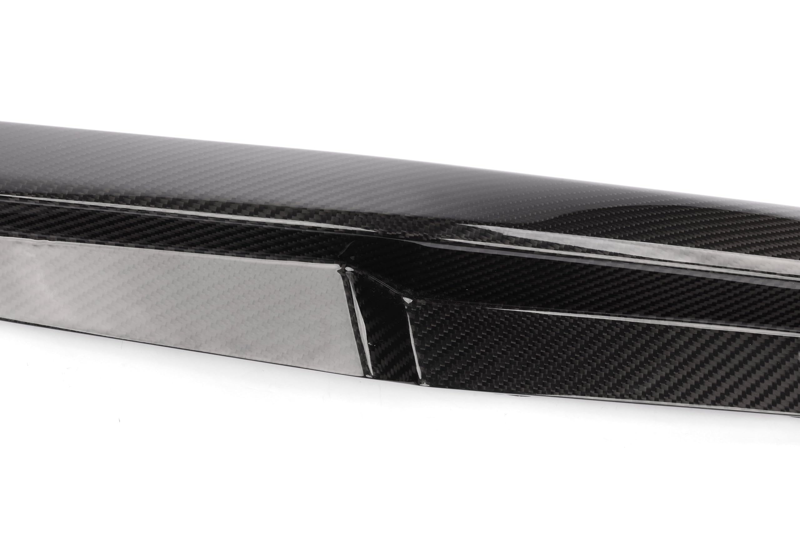 Dinan Rear Side Splitters D980-0050 - Gloss Twill Carbon Fiber - Pair