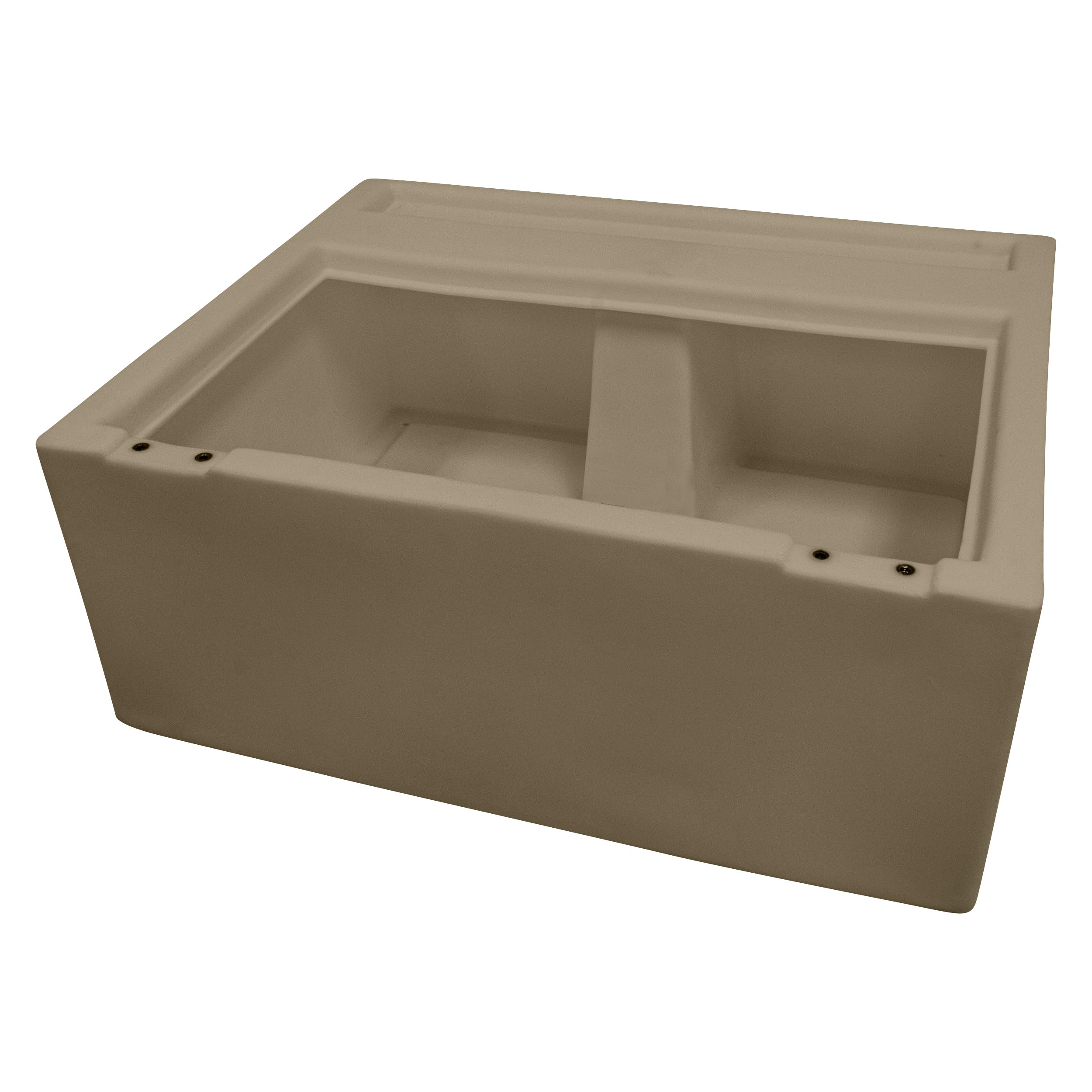 28" Wise DLX Series Pontoon Bench Seat - Base Only - Neutral 8WD95-1B-207