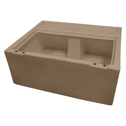 28" Wise DLX Series Pontoon Bench Seat - Base Only - Neutral 8WD95-1B-207