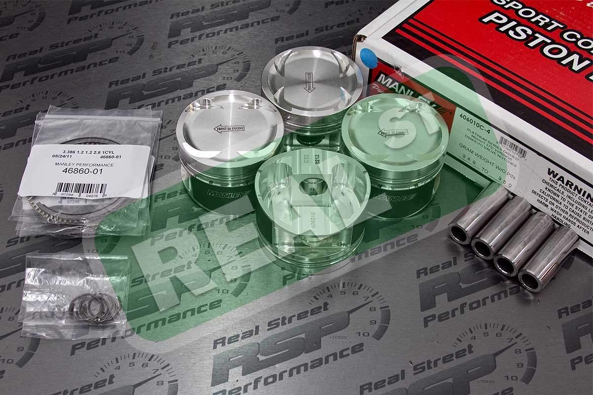 606010C-4 Manley Dish Piston with Rings