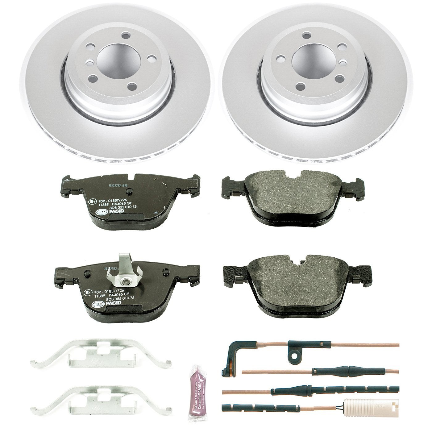 Rear Power Stop ESK5283 Brake Kit For BMW 750Li 2006-2008, BMW 750i 2006-2008, BMW 760Li 2005-2008, BMW 760i 2005-2006 [Model Specific]