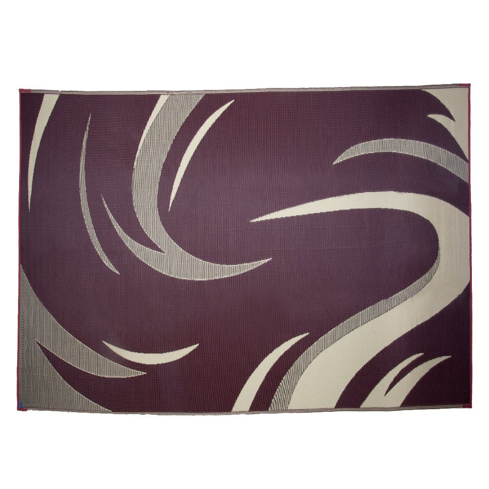 Camping Stylish Reversible Outdoor Patio / RV Camping Mat - 8-Feet x 11-Feet