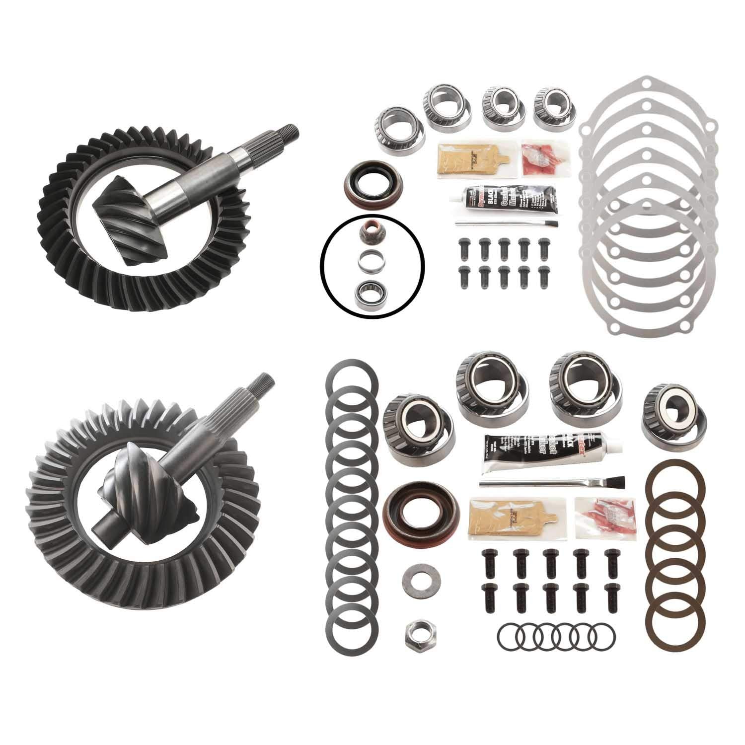 Motive Gear - MGK-300 Complete Ring and Pinion Kit Differential Motive Gear Front and Rear Complete Kit