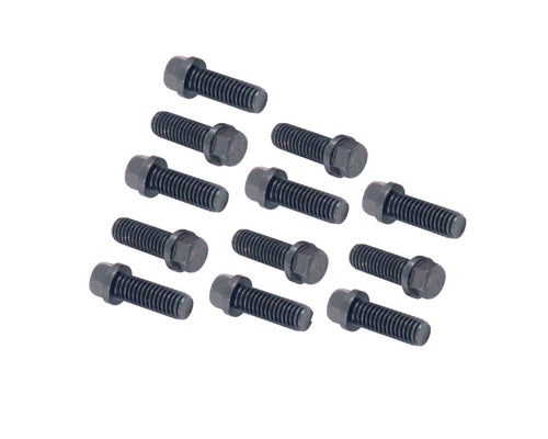 Header Bolts Mr. Gasket,3/8-16X1, Black