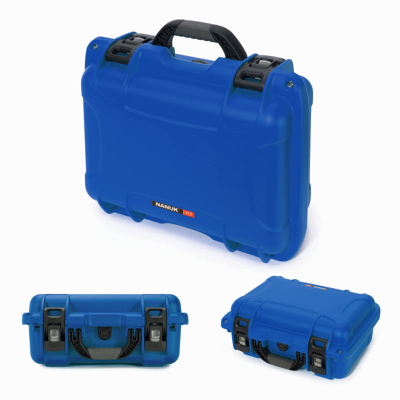 Waterproof Nanuk 915 Hard Case with Foam Insert - Blue