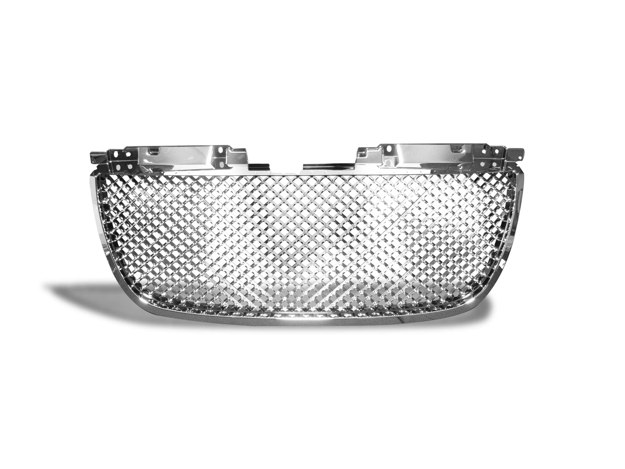7148871 Armordillo USA Chrome Mesh Front Hood Grille Fits 2007-2014 GMC Yukon/XL