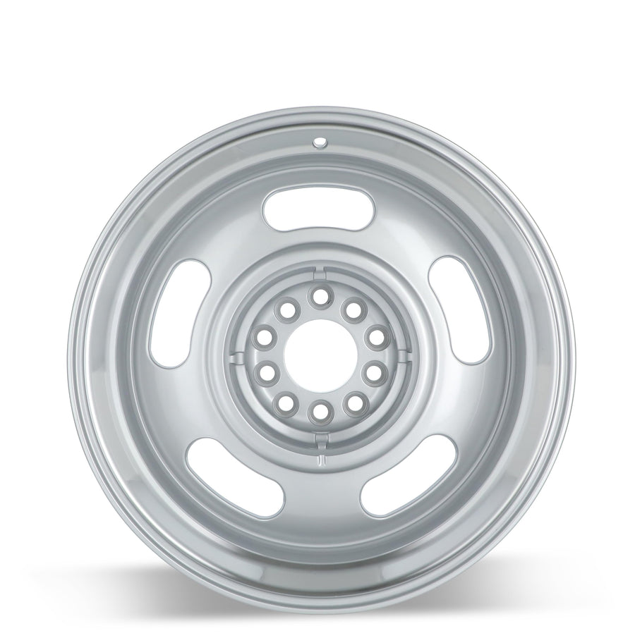 107 Series REV Wheels 107S-8800600 Rally 18x8-4.5 bs - 5x4.75/5x120.65/5x5/5x127 -Gray/Machine Lip
