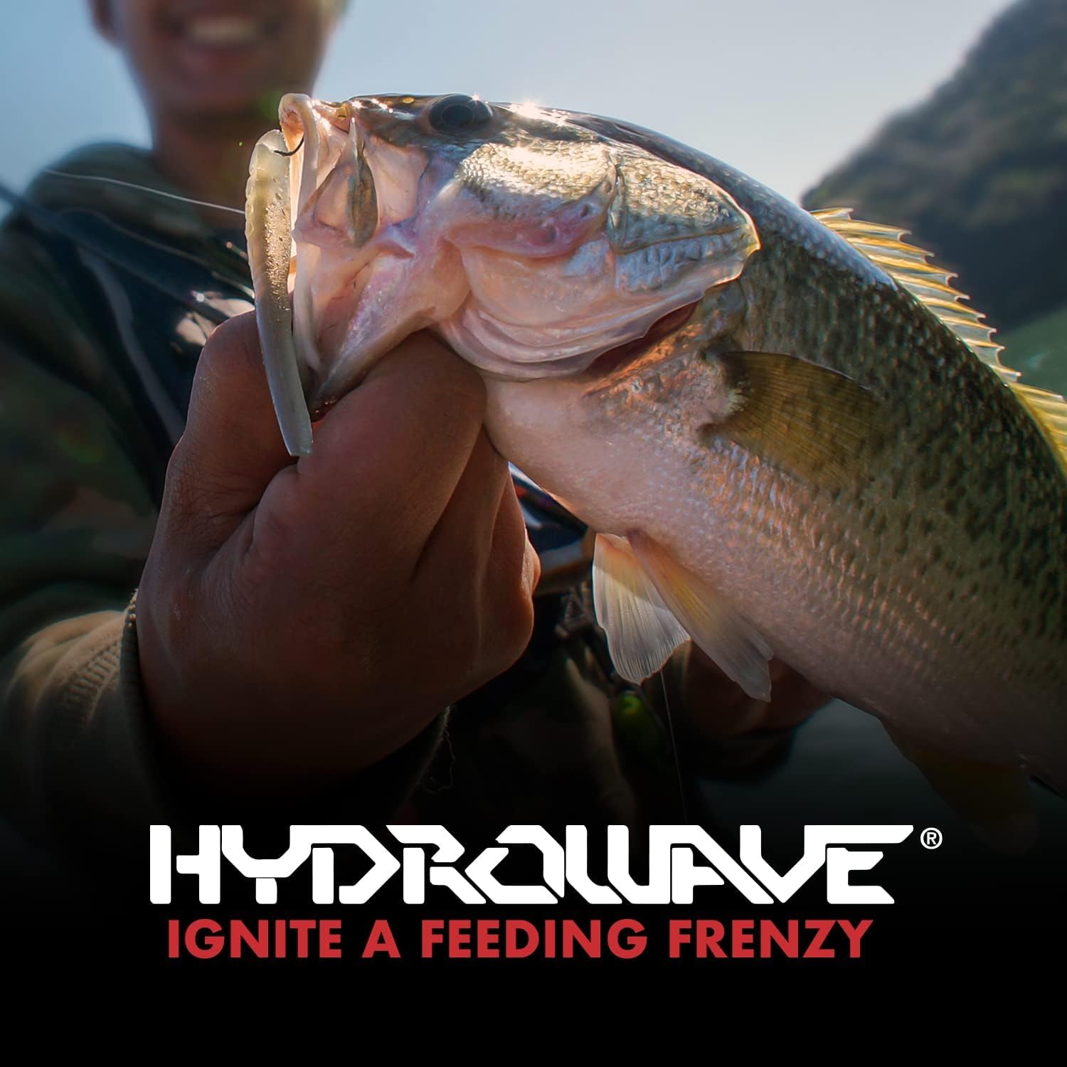 HydroWave H2 Fish Feeding Stimulator System Package - Waterproof Fishing Sound Device with 16-Bit Sound Quality, Underwater Sound Patterns Attract Bass, Crappie, Walleye - Black