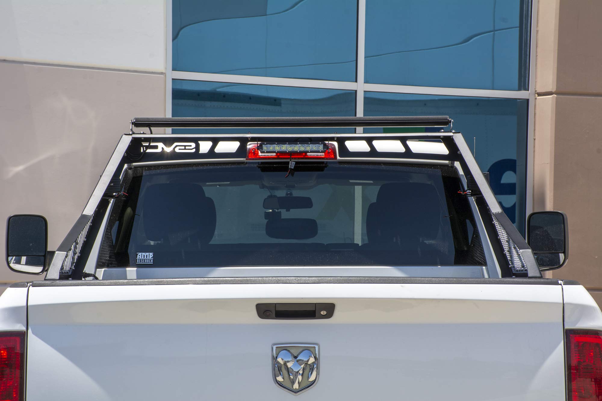 Chase Rack | DV8 Offroad | Compatible with 2500/3500 Ram Trucks | Multiple Lighting Options | Customizable Mesh | Black Finish