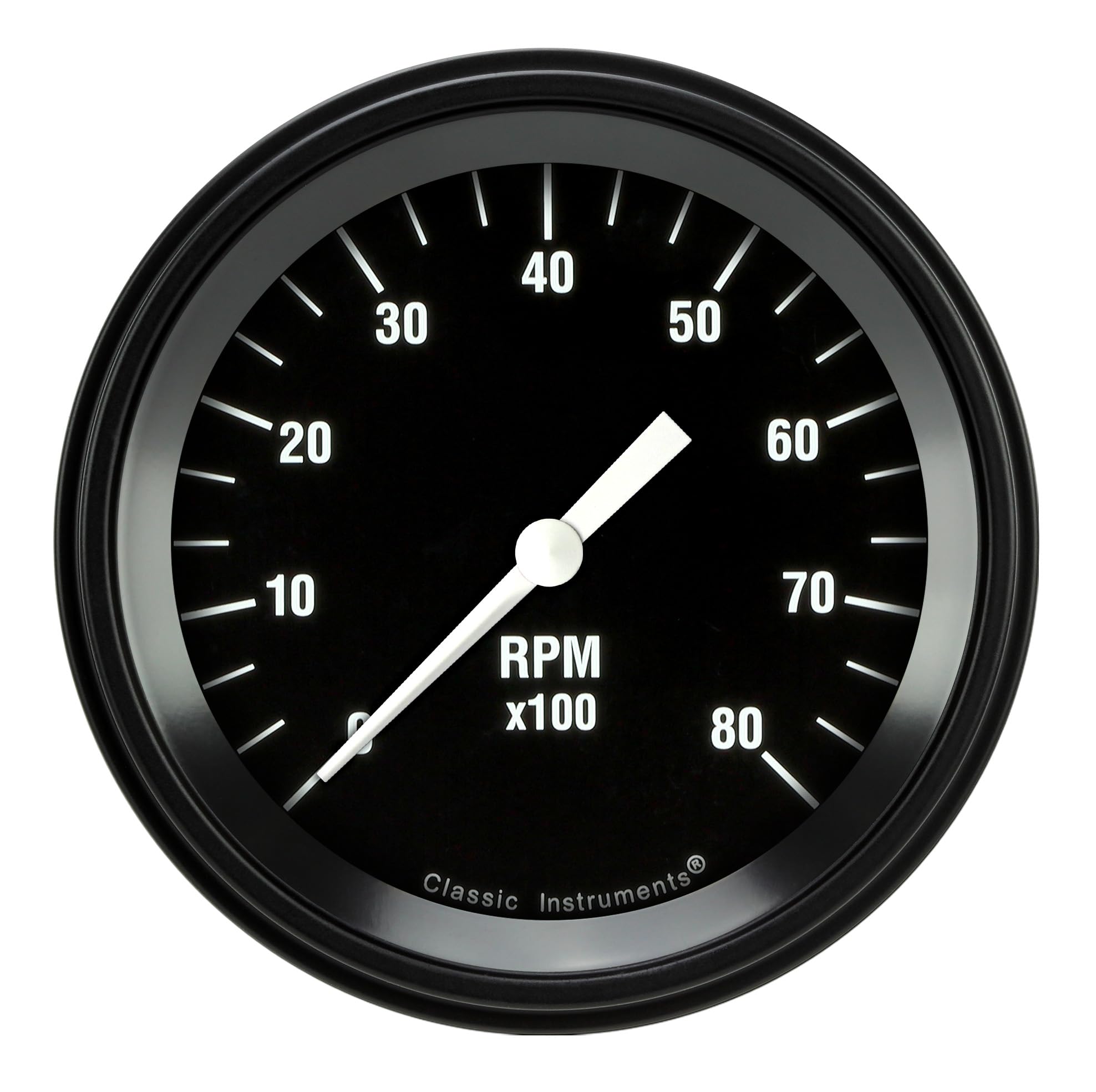 Hot Rod Classic Instruments HR80BLF Tachometer 8000 RPM 3In