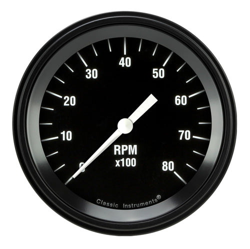 Hot Rod Classic Instruments HR80BLF Tachometer 8000 RPM 3In