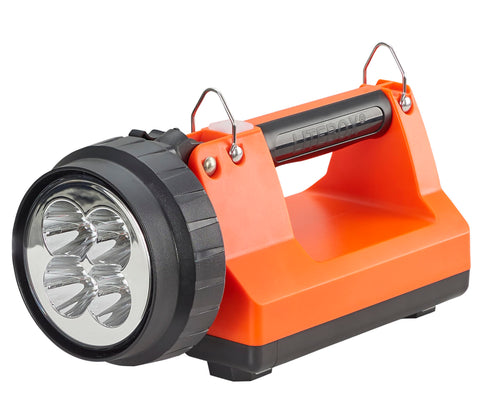 Streamlight E-Spot LiteBox 1500-Lumen 110000 Candela Rechargeable Lantern with Vehicle Mount System, Direct Wire DC Charging Rack, and Heavy Duty Shoulder Strap, Orange
