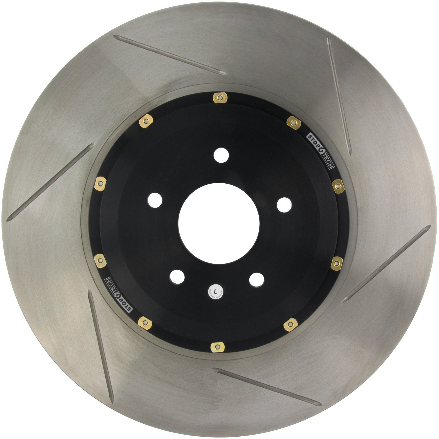 Aero Rotor & Hat StopTech 129.40048.36 (Right, Drilled Zinc Coated), 2 Piece