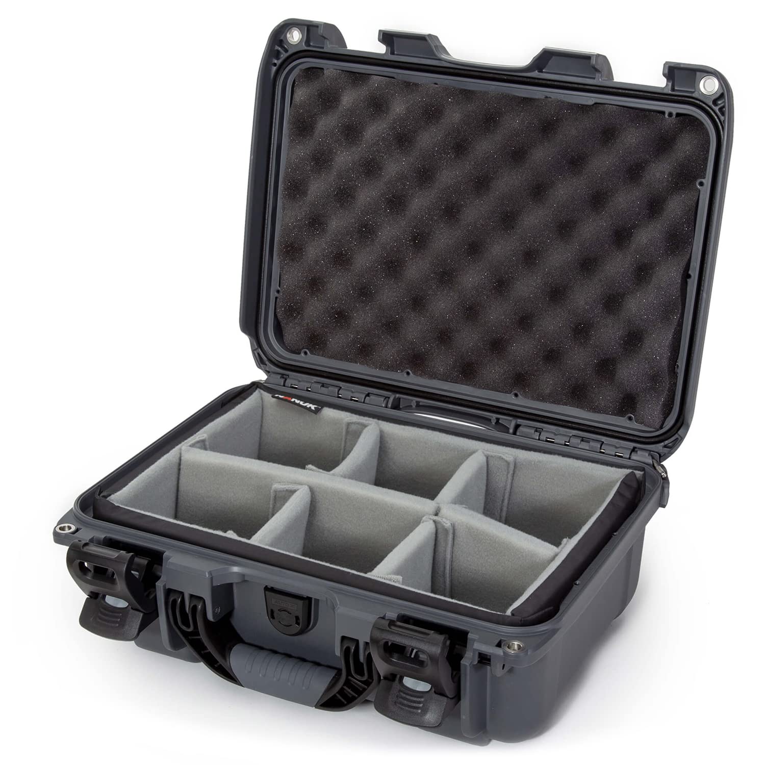 Waterproof Nanuk 915 Hard Case with Padded Dividers - Graphite