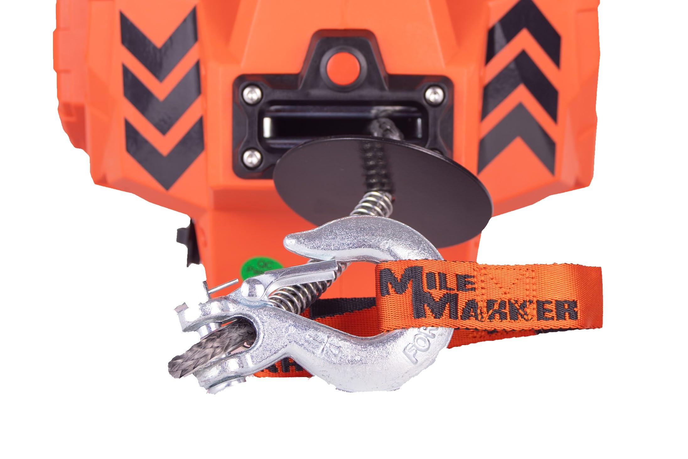 Rhino Pull 1000 Mile Marker Portable Electric Winch | 39 Feet of Synthetic Rope | Lifts or Pulls Up to 1000 Pounds | Brushless Motor | Variable Speed | Wired & Wireless Remote