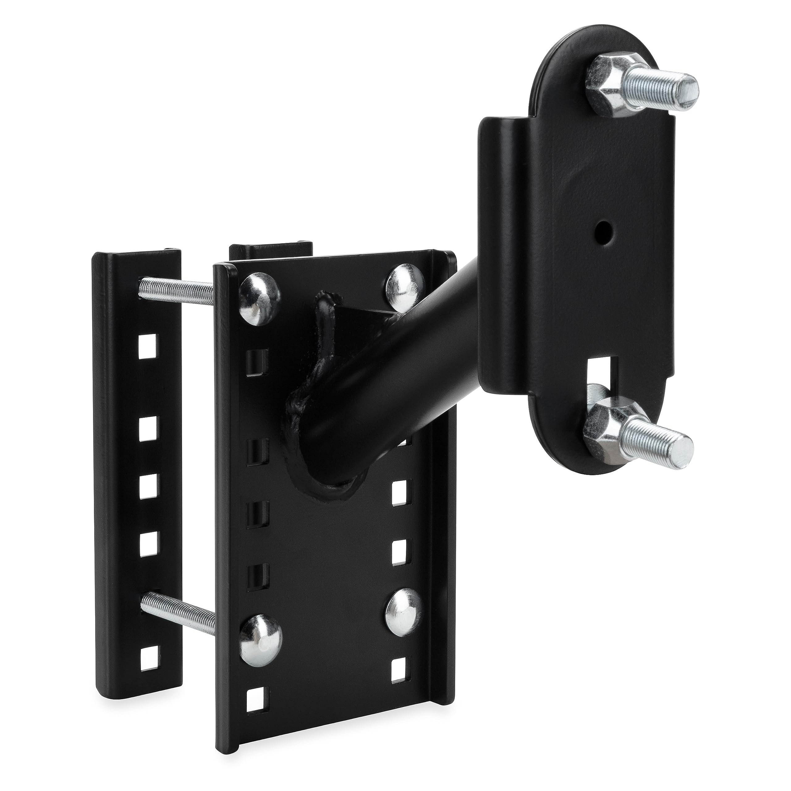 EAZ-Lift Camco Trailer Spare Tire Mount - Spare Tire Carrier Features Non-Permanent Mount & Fits Trailer Frames Up to 6 X 3 ½-in - Constructed of Durable, Powder-Coated Steel (48474)