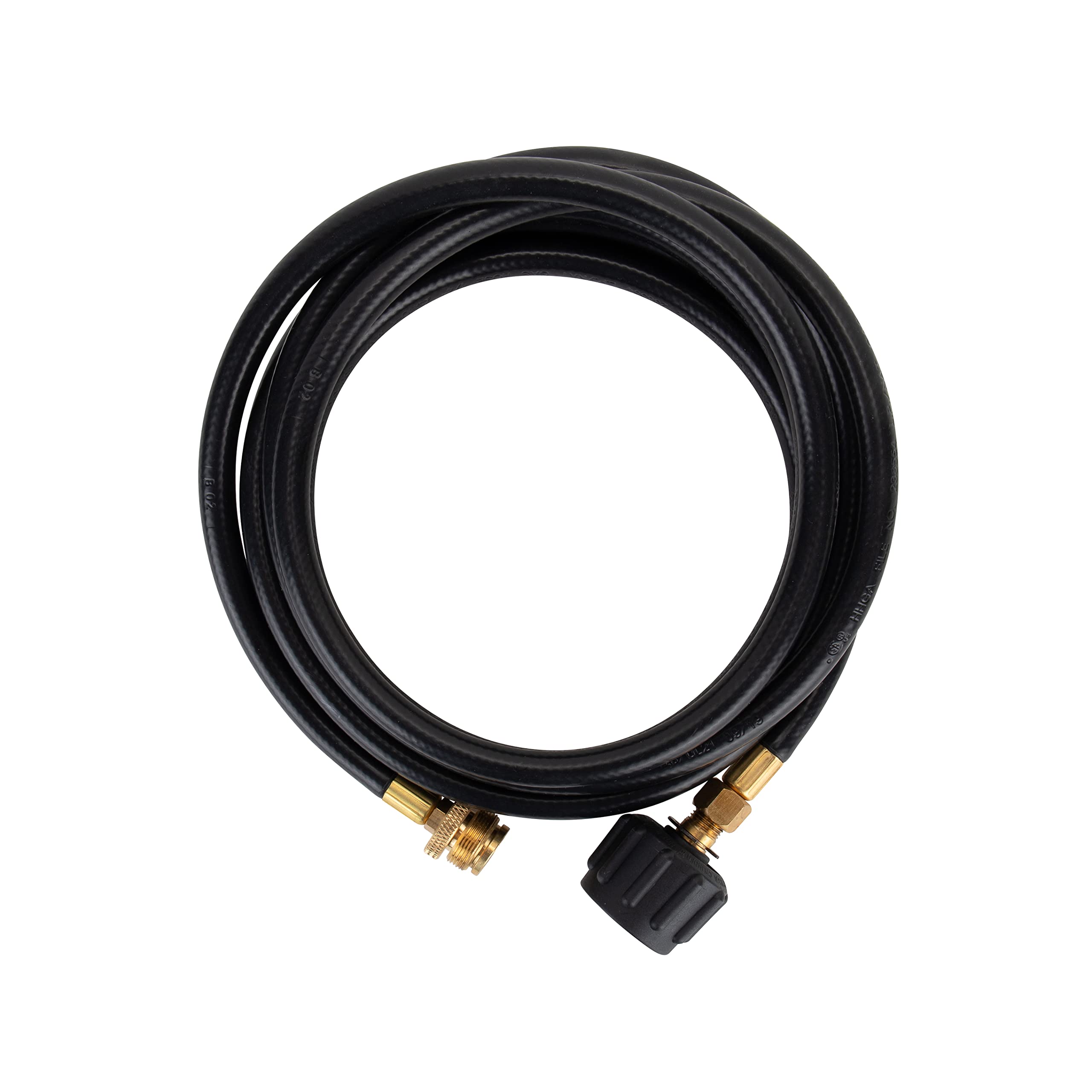 12' Camco Propane Hose Assembly - Acme x 1"-20 Male Throwaway Cylinder Thread