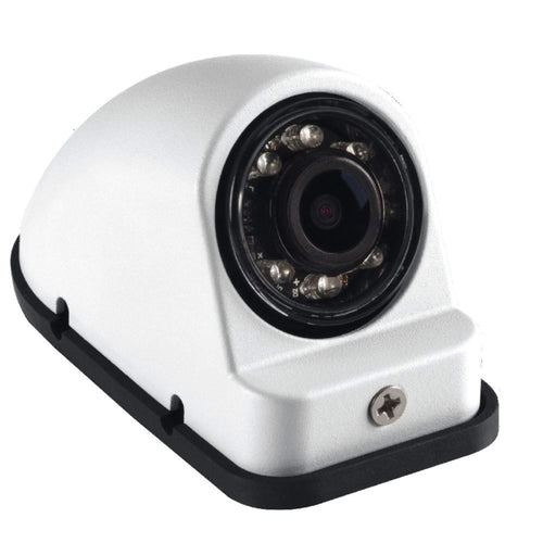 VCMS50RWT Voyager Model VCMS50 Right Side Color CMOS IR Low Light Assisted LED Camera, White, Compact Size