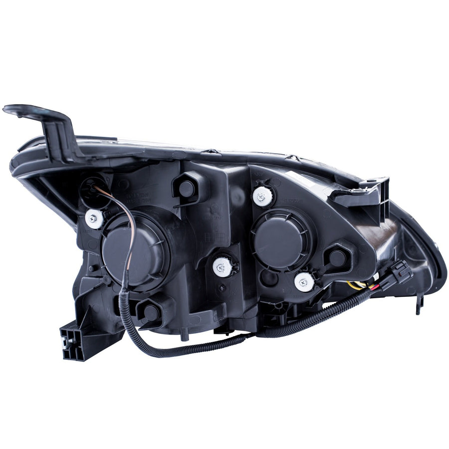 Projector Headlight AnzoUSA 121487 for Nissan Sentra Black/Clear/Amber