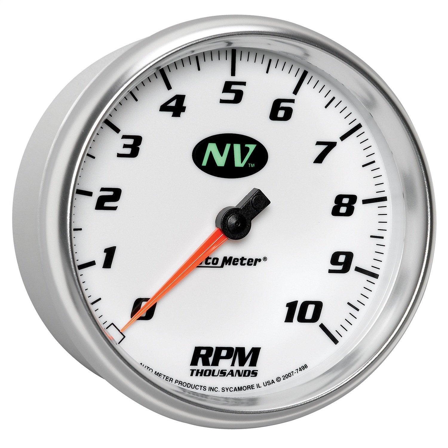 Auto Meter NV 7498 5" 10000 RPM In-Dash Tachometer