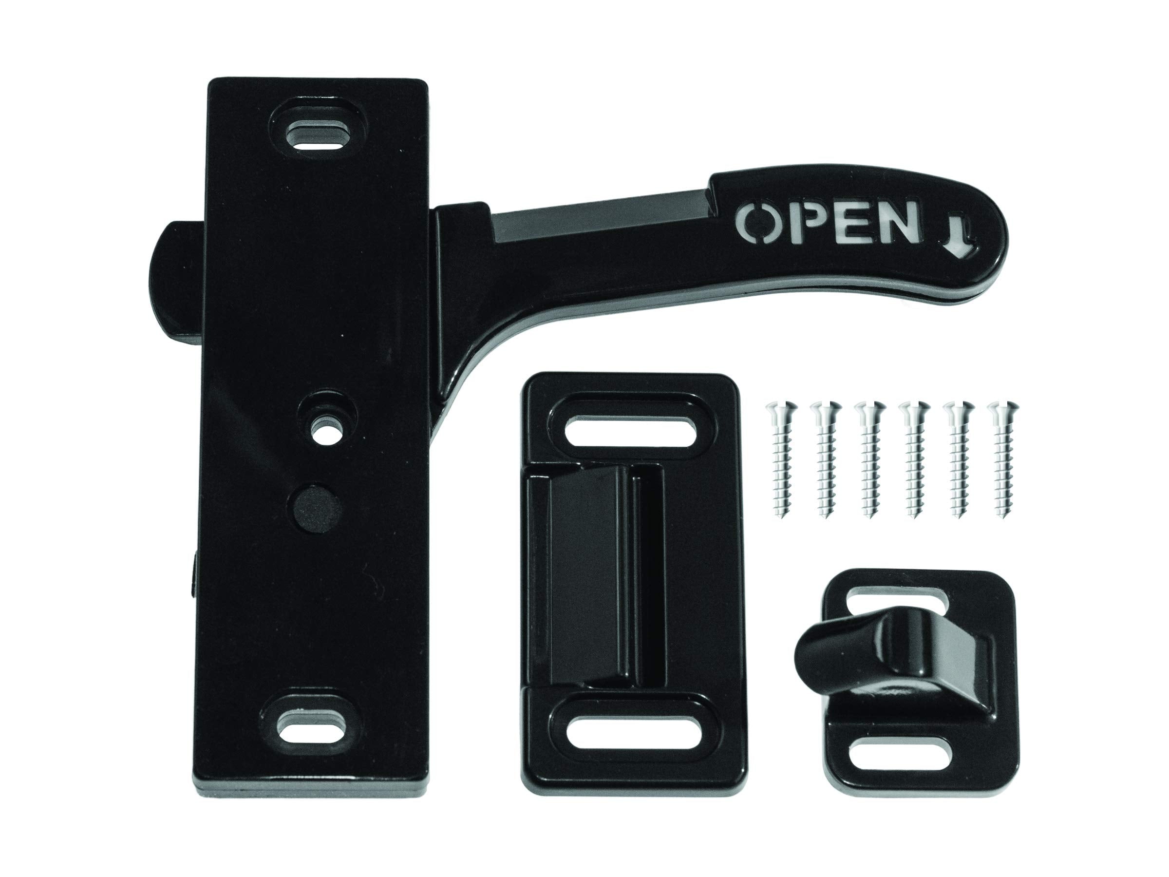 Screen Door Latch and Handle Kit, RV Designer E285, Right Hand, Entry Door Hardware