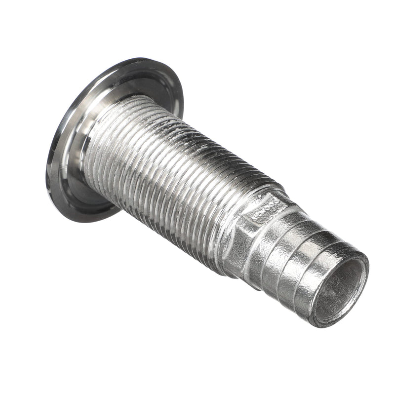 Stainless Steel Attwood 66548-3 Barbed Standard Length Straight Thru-Hull, 1-Inch